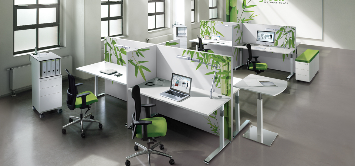 in hoogte verstelbaar bureau 