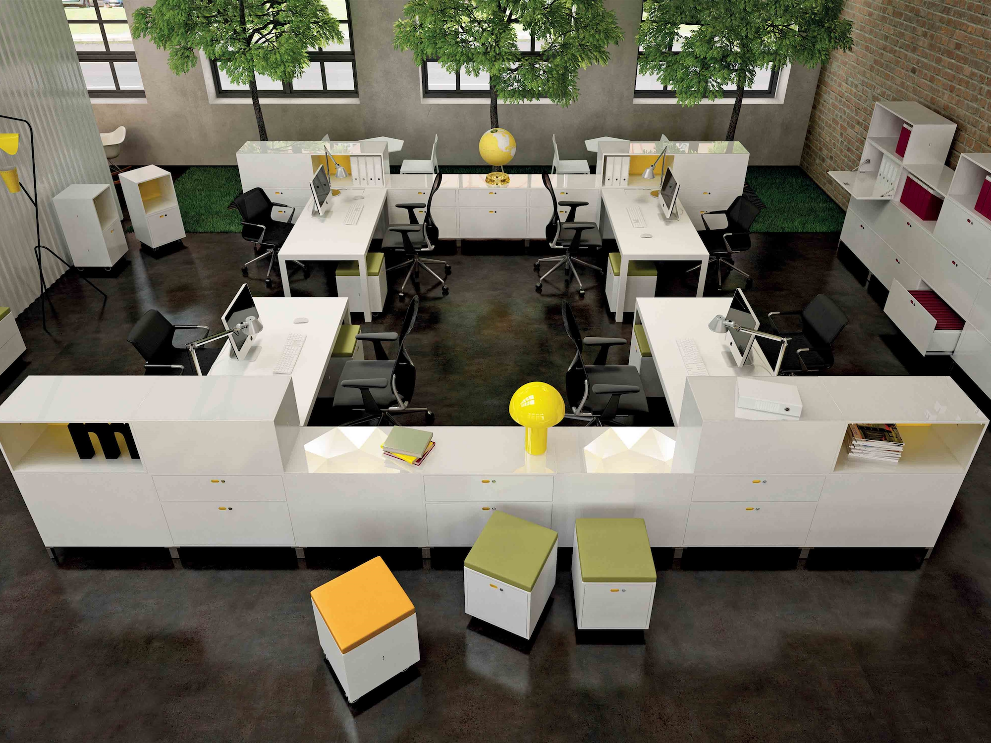 Aménagement d'un open space
