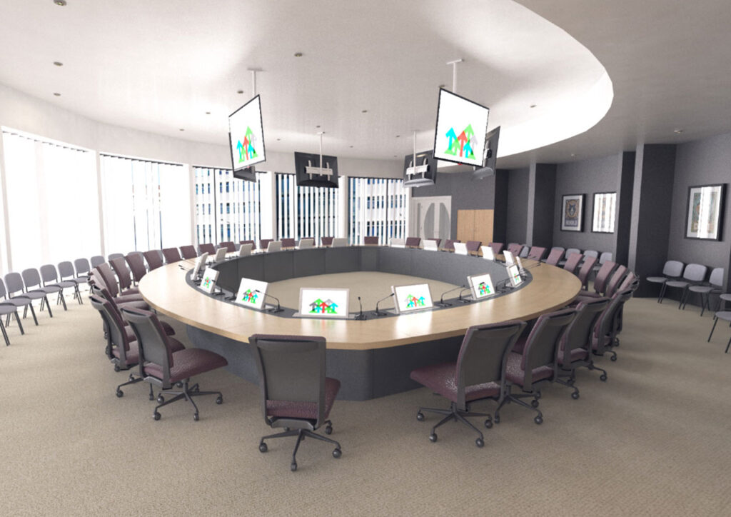 aménager une salle de conférence